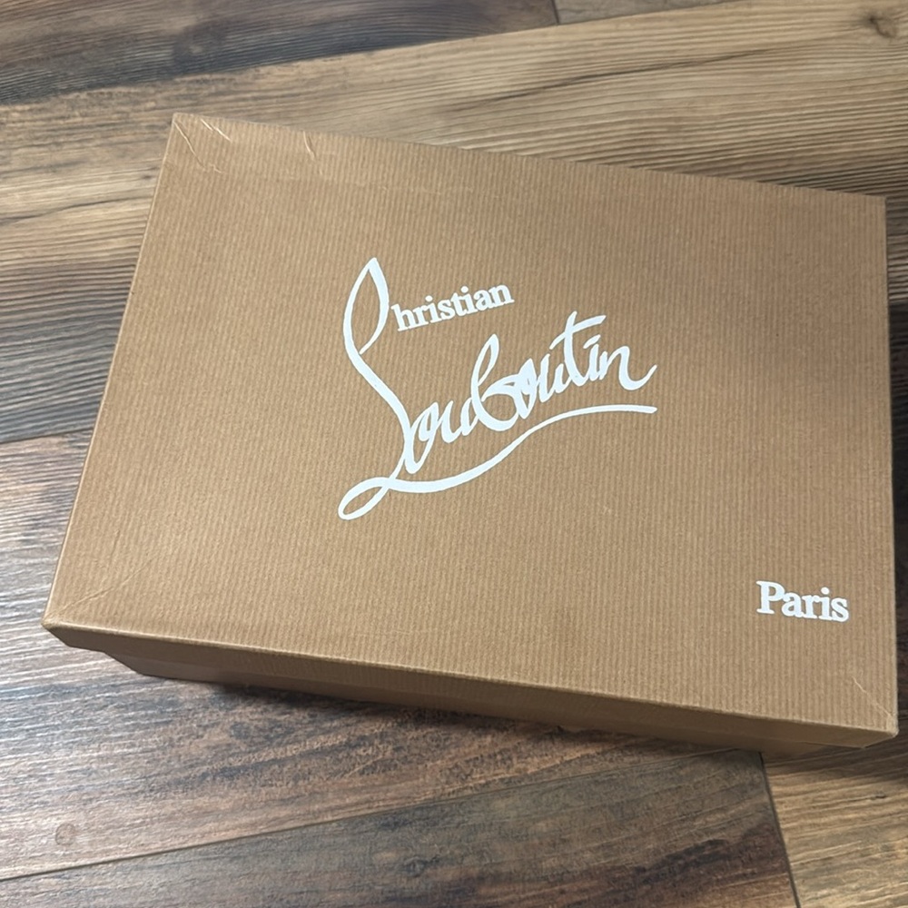 NIB Christian Louboutin Catenita 120mm Peep-Toe Slingback size 37 EU/6.5-7 - Picture 11 of 12